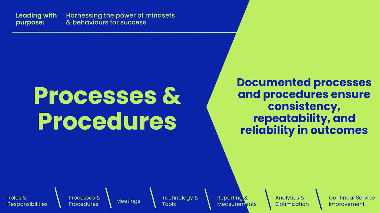 Process Management Line Module 4: The 7-Essential First Line Management Systems - Processes and ...