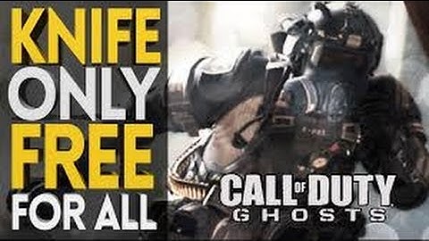 ✭COD Ghosts - Epic Knife Only Free For All! #1✭