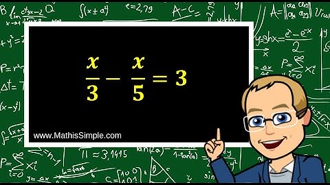 Solving Equations with Fractions| Expressions & Equations | Grade 8