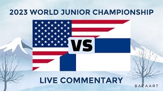 (LIVE COVERAGE) United States vs. Finland World Junior Championship
