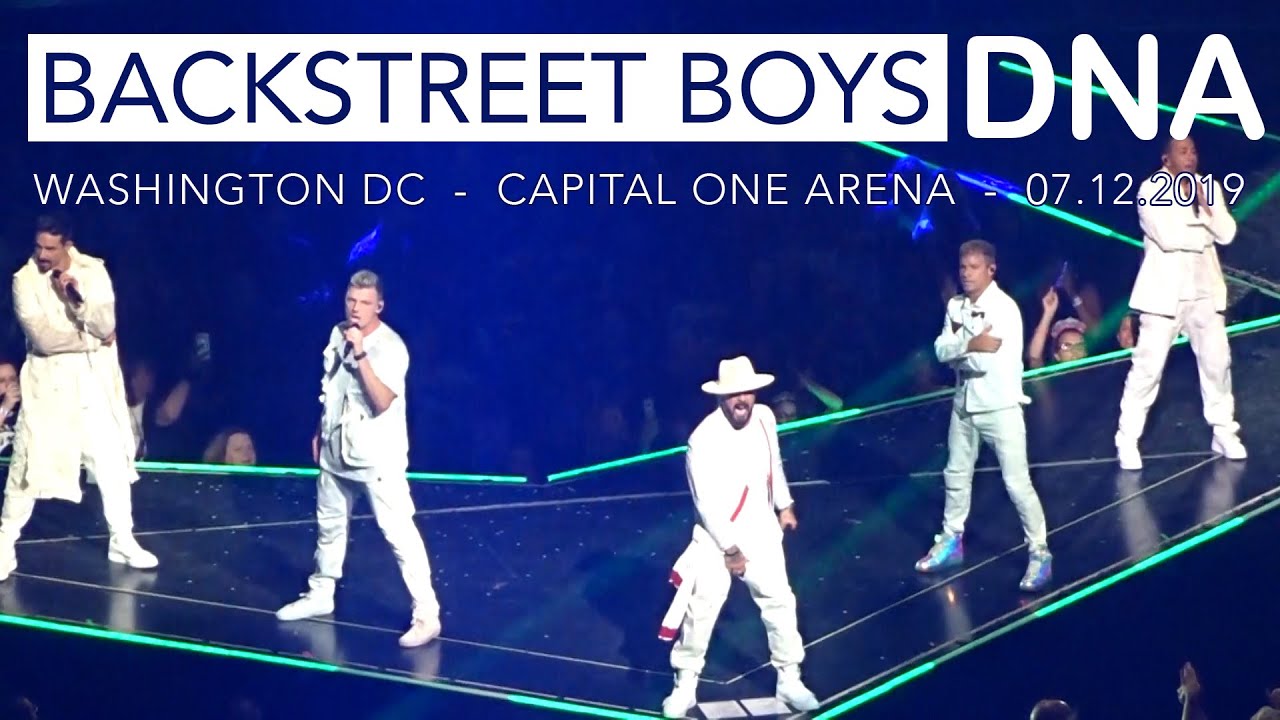 BACKSTREET BOYS - DNA Tour Concert - USA Washington DC 07.12.19 ( just few pieces are missing)
