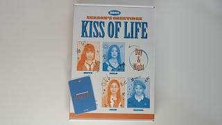 KISS OF LIFE - SEASON'S GREETINGS 2024 unboxing || распаковка гритинга с предзой от ktoww4u