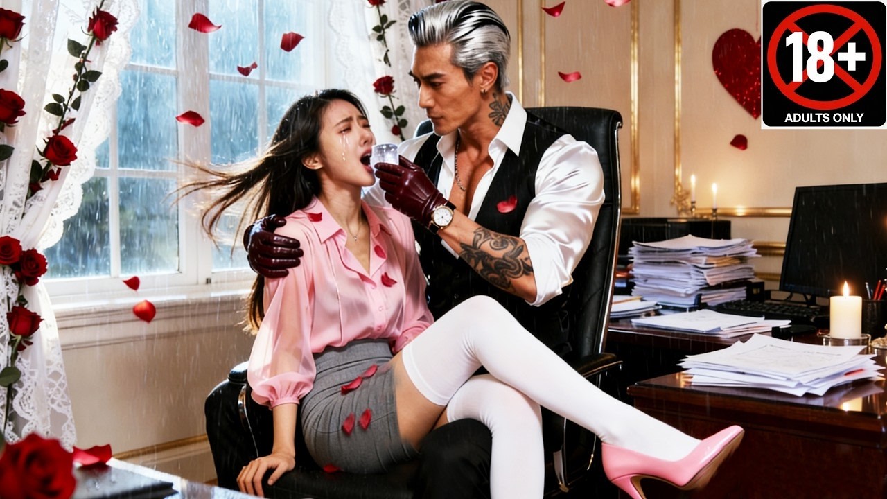 فتاة فقيرة تُجبر لتصبح سكرتيرة رئيس تنفيذي aged 45! ليلة واحدة في مكتبه، أعطاها كل شغفه!