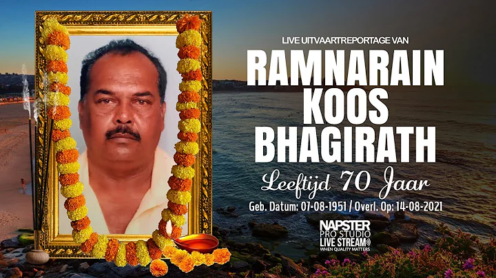 Uitvaart Ramnarain Koos Bhagirath | Live Stream - ...