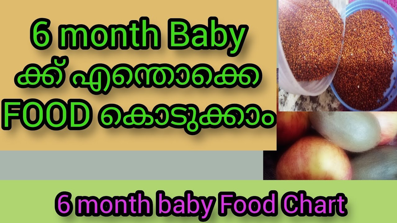 Baby Food Chart In Malayalam