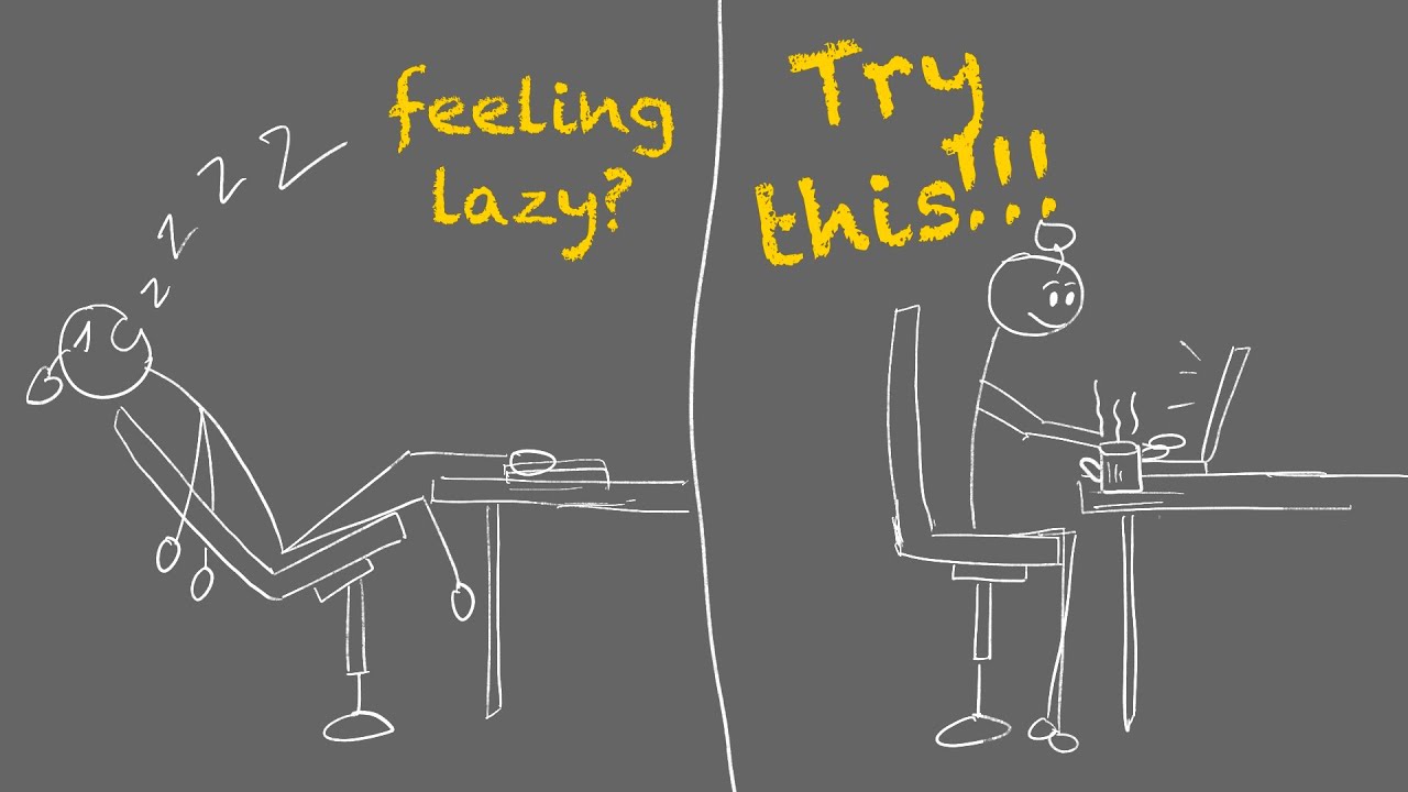 5 Simple Ways to Stay Productive When You’re Feeling Lazy - YouTube