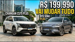 Por Que o NOVO CHANGAN CS75 Pode Ser Melhor Escolha Que o HAVAL H6 e BYD SONG PRO (ou Não)