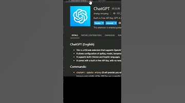 chat gpt can run on VS-code 🫨🤯 #shorts #ytshorts #trending