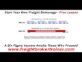 Becoming A Licensed Freight Broker - Obtaining Your Property Broker Authority With The FMCSA