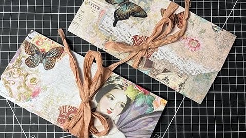 PART 2 - Easy Accordion Folio Using Blue Fern Studio & Paper