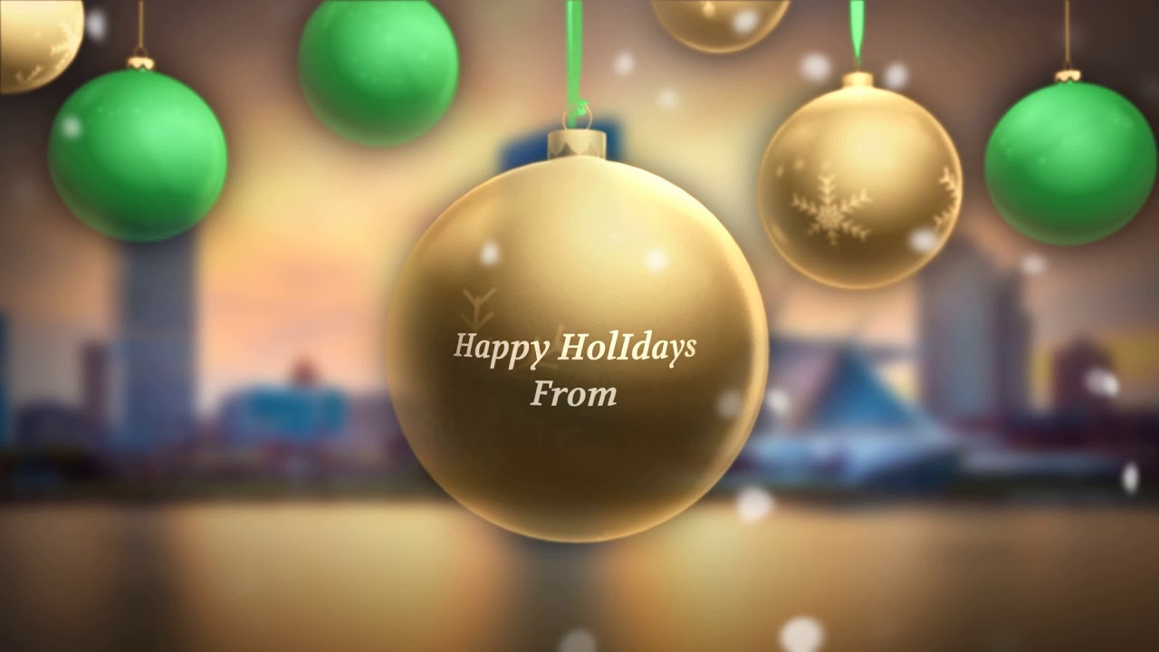 Happy Holidays CBRE YouTube