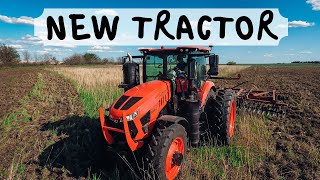 kubota m8 tractor in action!