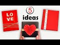 Cómo ENVOLVER los REGALOS de SAN VALENTÍN 💖 | 5 Ideas Fáciles