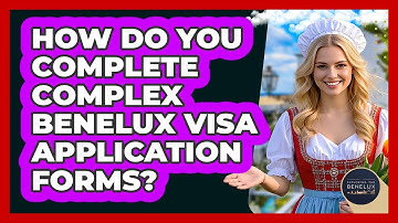 How Do You Complete Complex Benelux Visa Application Forms? - Exploring The Benelux