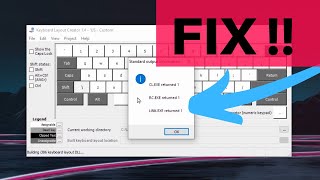 Fix MS Keyboard Layout Creator 1.4 Error when Building Installation package