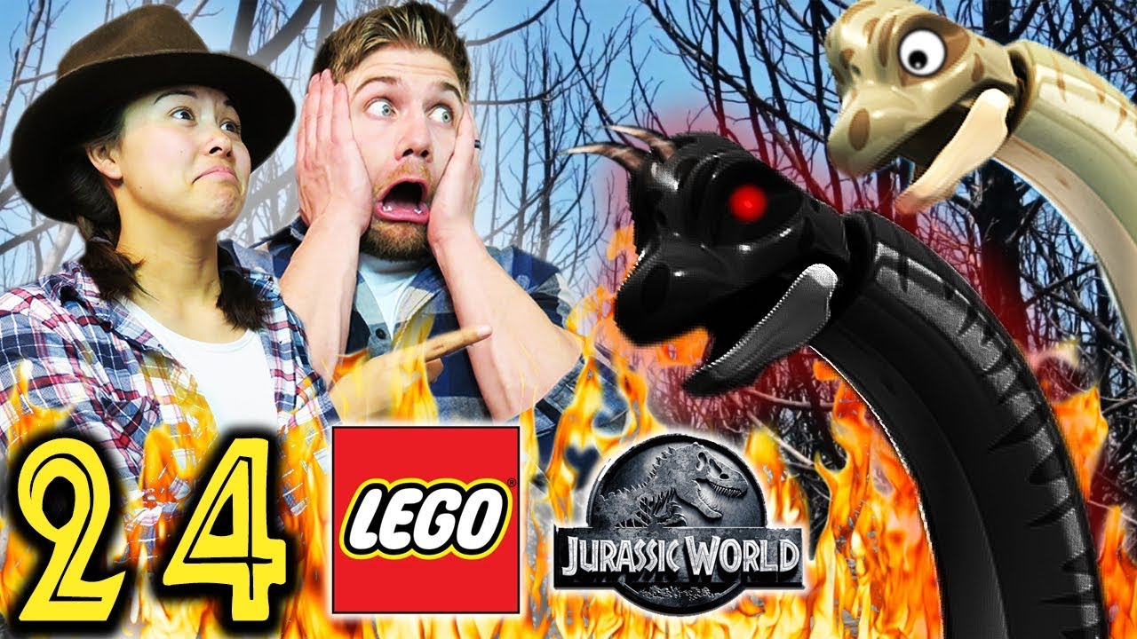 BRACHIOSAURUS BATTLE - Part 24 - Let's Play LEGO Jurassic World - YouTube