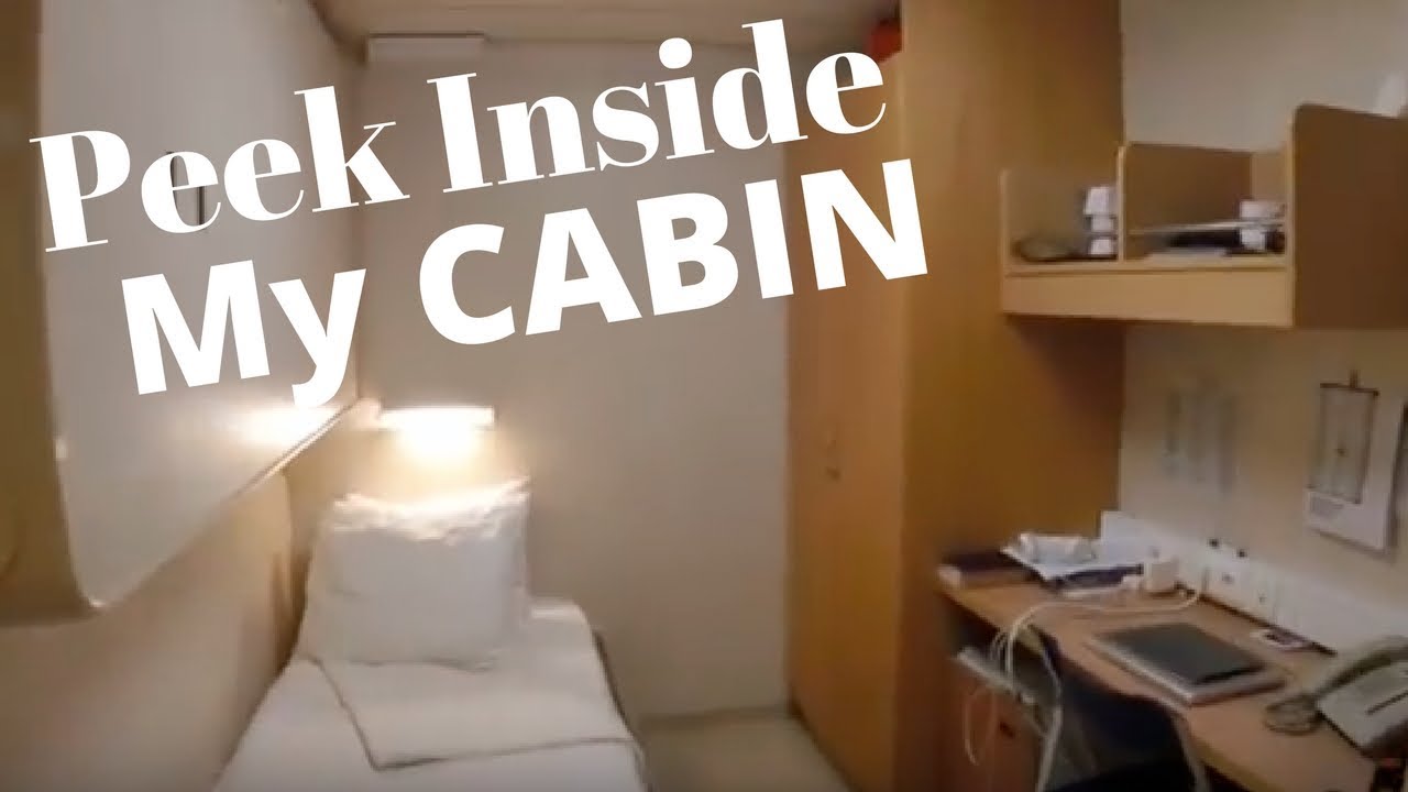 Take A Tour Of My Cruise Ship Crew Cabin Youtube