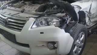 Восстановление авто после ДТП Toyota Rav 4 III (серия 3)