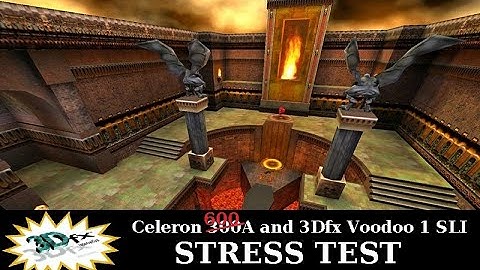 Quake 3 Stress Test on Hardcore with 3Dfx Voodoo 1 SLI *FAIL*