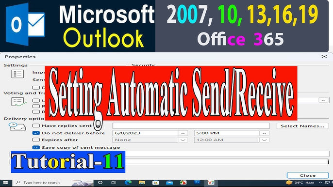 How To Schedule An Email in Outlook (2023 Guide)