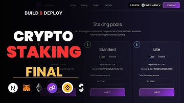 Create a Token Staking DApp & Earn Rewards with ICO using Next.js  | Complete Web3 Project Final