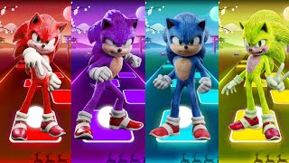 🔴 Sonic SUPER 😱OTHE HEDGEHOG 3 Tiles Hop 🎯 Cedm rush 🟢