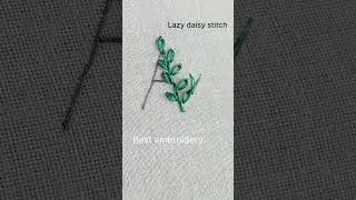 Floral monogram letter A/how to stitch letter A