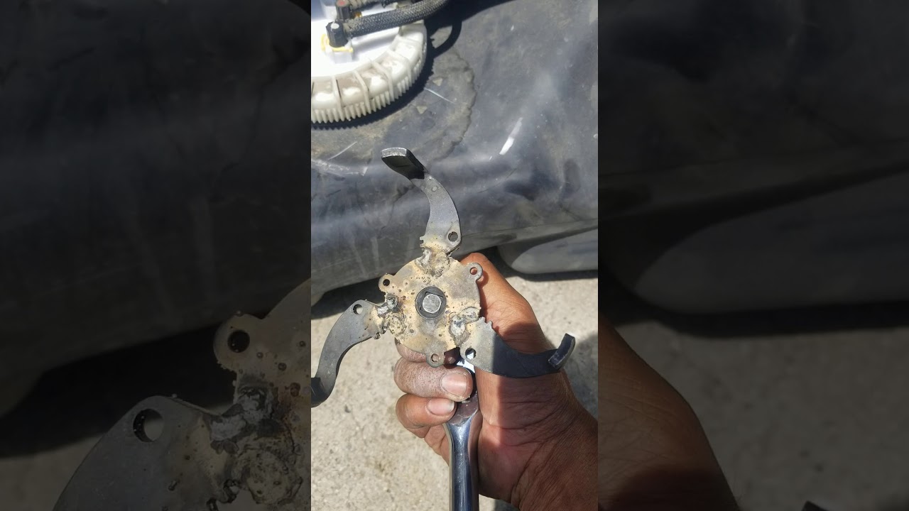 Easy way to remove fuel pump with DIY tool! 