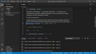 Apprendre javascript : Les opérateurs d'affectation
