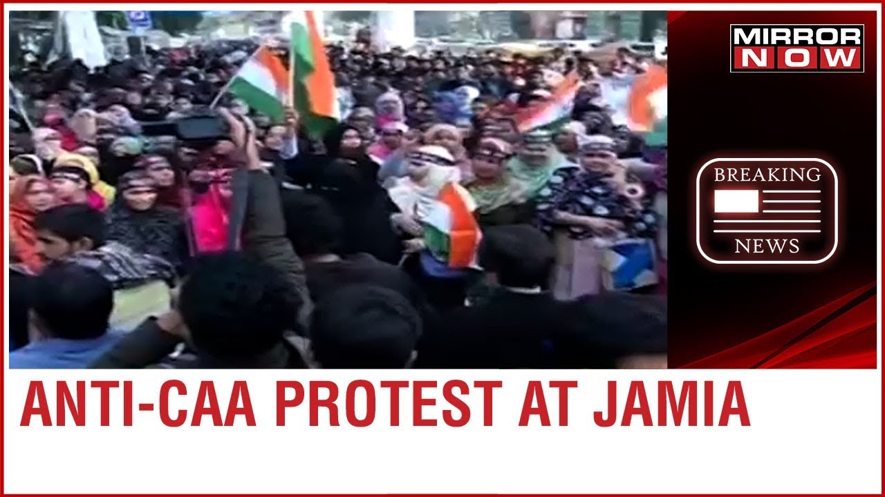 Anti-CAA Stir: Jamia students and residents conduct protest march without police permission