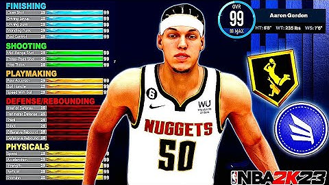 Create the EXACT Aaron Gordon Build in NBA 2k23: NBA Finals Gordon is INSANE!