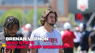 Brenan Vernon: Five-star Ohio defensive end works out at Ohio State camp