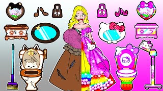 [🐾paper doll🐾] Rainbow Rapunzel Family and Elsa Frozen Family Love Challenge | LOL Surprise DIYs by Paper Yum 7,934 views 2 weeks ago 2 hours, 2 minutes