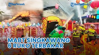 🔴 Kronologi Sekretariat MABT Singkawang hingga 6 Ruko Terbakar, Api Diduga Muncul dari Kamar