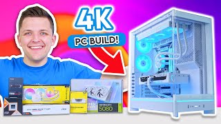 STUNNING 4K Gaming PC Build 2025! 😍 [All-White Build w/ RTX 5080 &amp; Ryzen 9800X3D!]