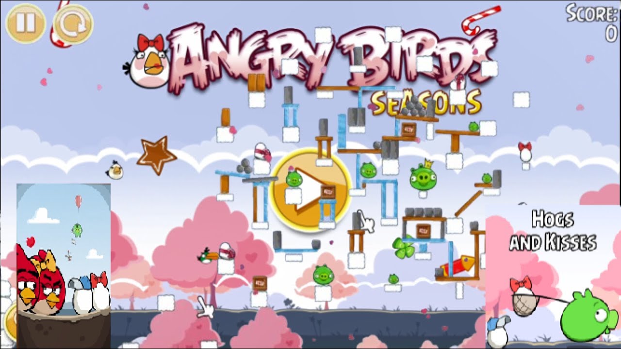 Angry Birds Seasons - HOGS AND KISSES - 2011