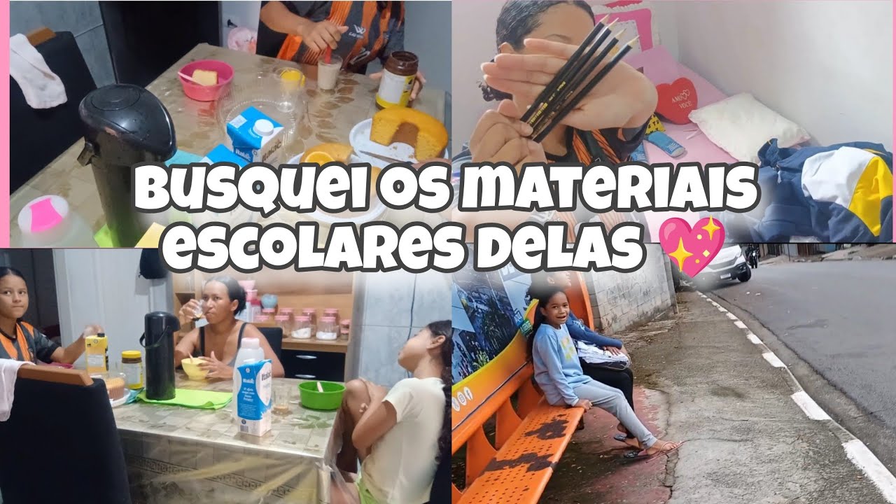 CAFÉ DA MANHÃ | ENTREGARAM OS MATERIAIS ESCOLARES ANTES DAS AULAS COMEÇAREM 😍