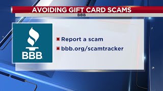 Better Business Bureau warns holiday shoppers of gift card scams