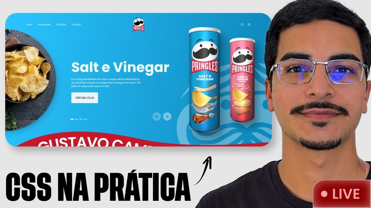 Estilizando o Projeto com CSS na Prática! - Slider Pringles #3