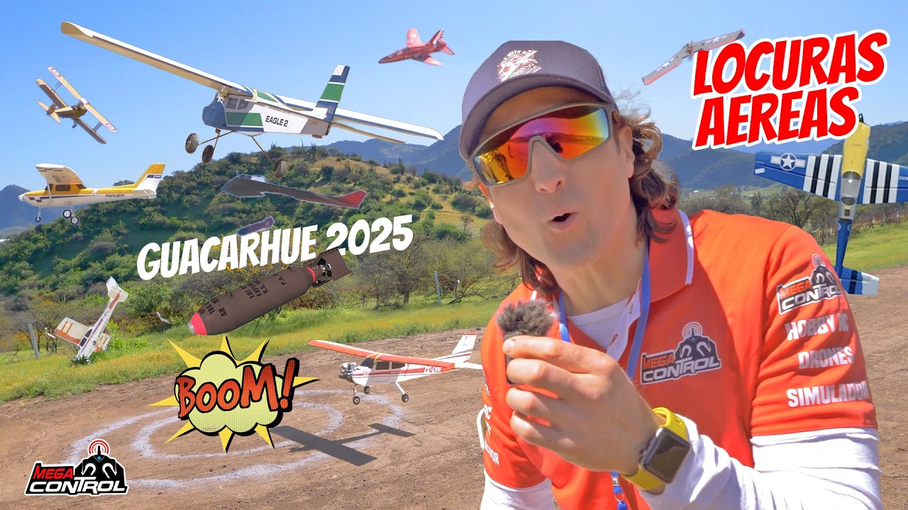 ¡ Aviones rc y Pilotos Loquísimos ! Open Guacarhue 2025 🤣 Competencia y Bombardeo! 4k😱🔥