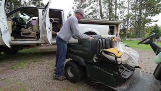 THE FARMHOUSE. After Duck Camp. Fall colors. Unpacking camp. Hay arrives. Wood boiler maintenance.