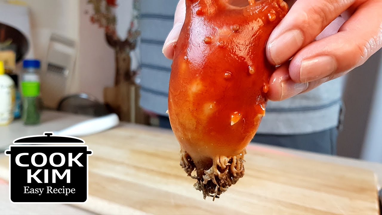 How to Cook sea squirt bibimbap, 멍게 비빔밥을 먹어보자 - YouTube