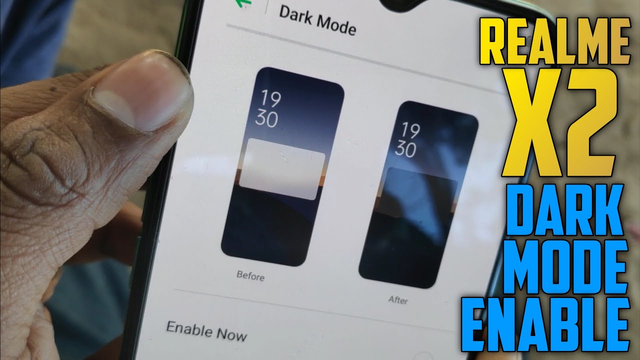 Realme X2 Dark Mode Kaise enable kare |Realme Dark mode kaise on kare |Tech nilesh