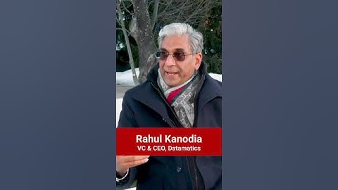 Global Dialogues from Davos 2025 on CNBC-TV18 #davos2025  #ai #datamatics  #artificialintelligence