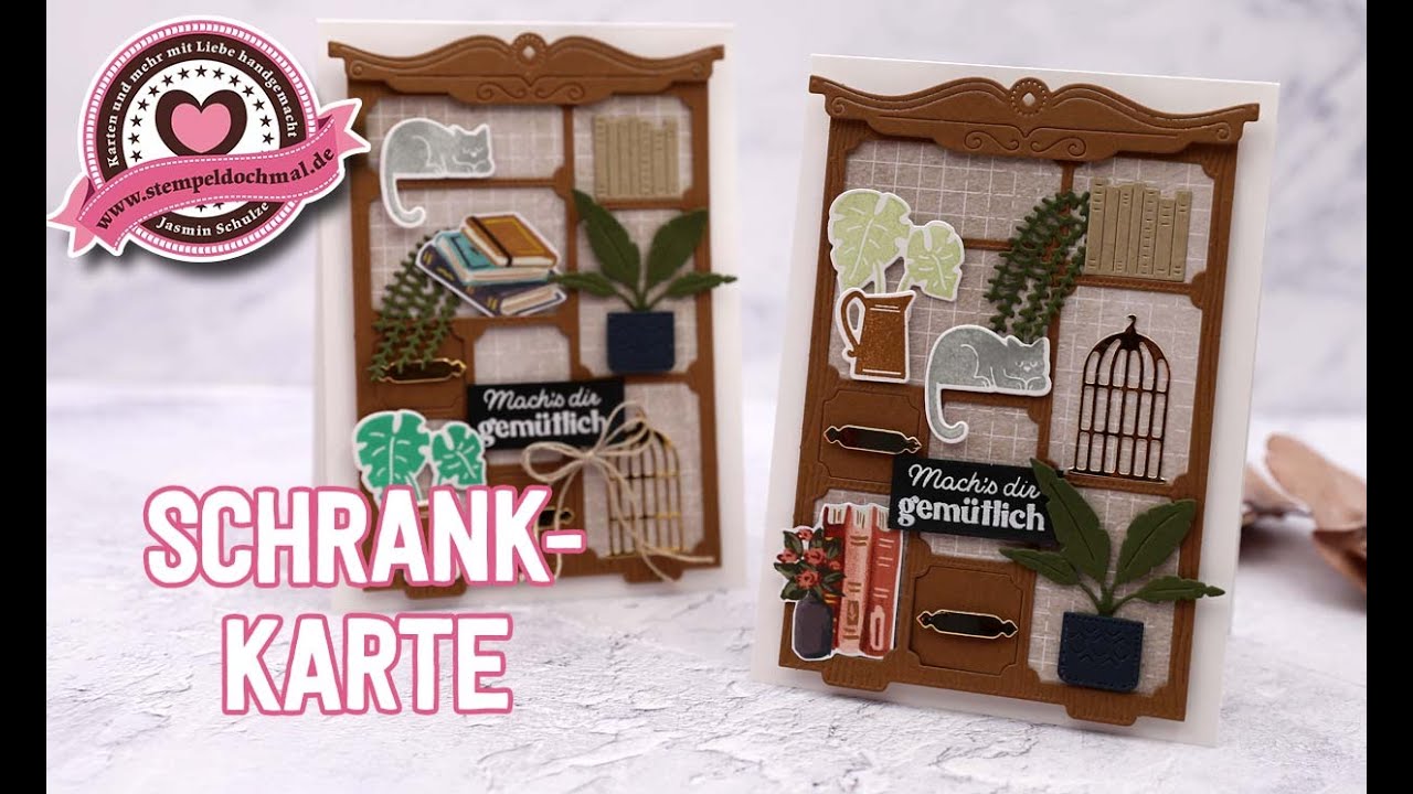 Karte in Schrankform basteln | Gemütliches Zuhause | Stampin' Up!