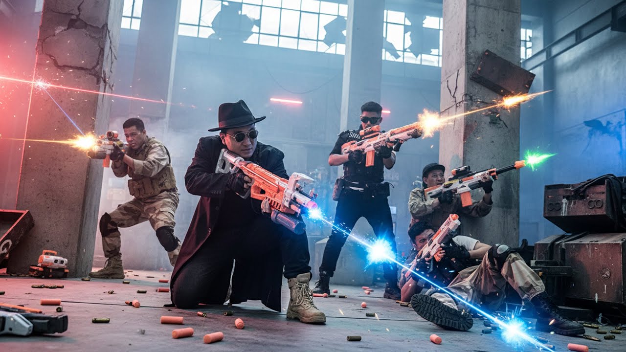 Война с бластерами Nerf от SEAL X: SEAL X обрушивает тактическую ярость с элитными бластерами Ner...