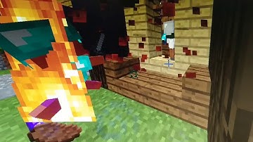 Admin removes fences at the overpowerd ledge spot in VampireZ.  😂 (Minecraft Hypixel VampireZ)