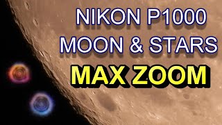 NIKON P1000 - Moon - MAX ZOOM