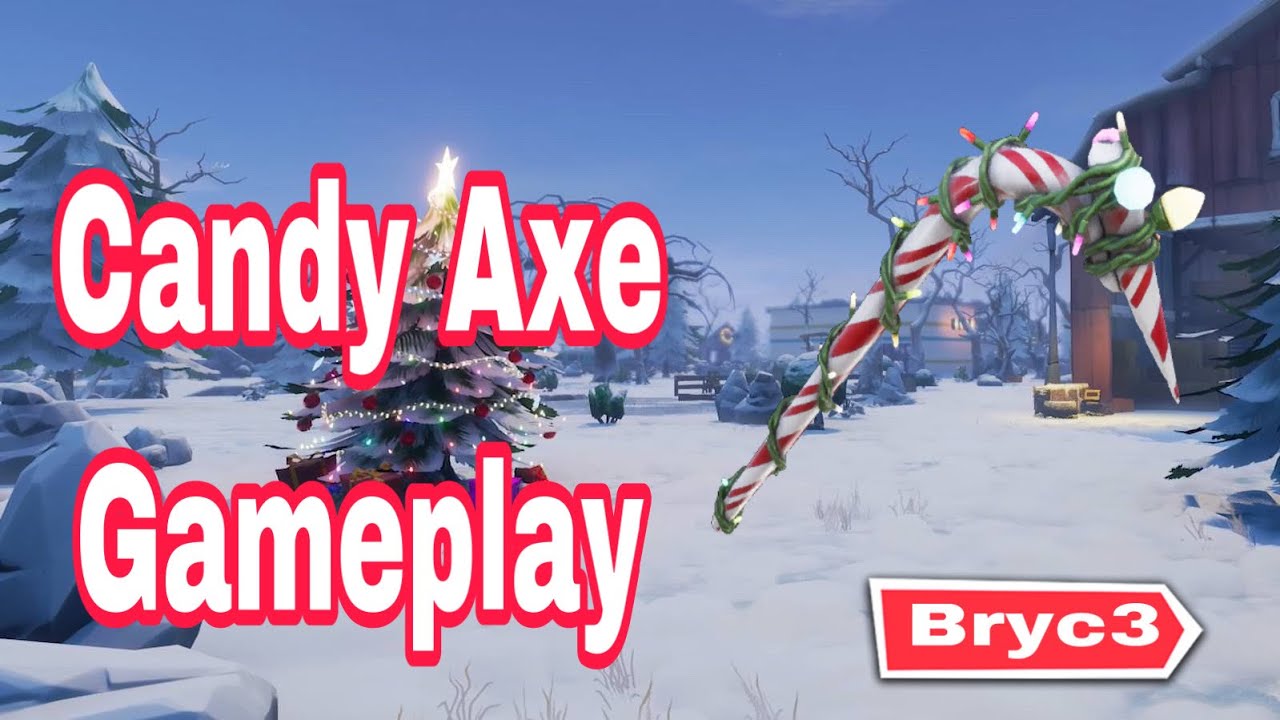 Candy Axe Pickaxe Fortnite Gameplay Fortnite Season 5 Youtube