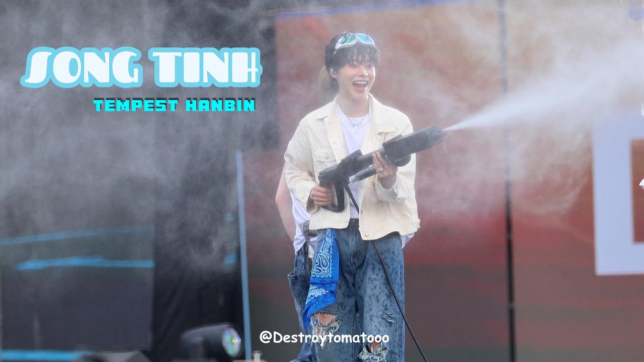 [4K] 251115 WATER BOMB HOCHIMINH CITY TEMPEST HANBIN - SONG TINH 직캠 FOCUS